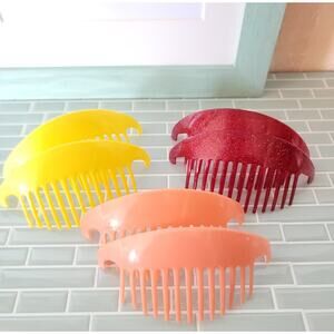 TZers Lot of 1980's Hair Combs